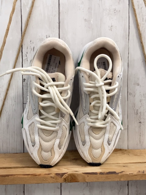 Lacoste Schuhe Gr. 39  weiß beige grün NP 160 € reduziert auf 128€