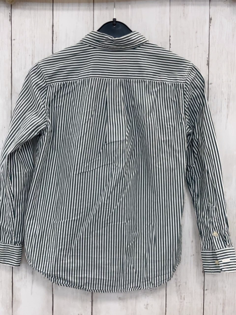 Ralph Lauren Hemd Gr. 122  grün weiß gestreift