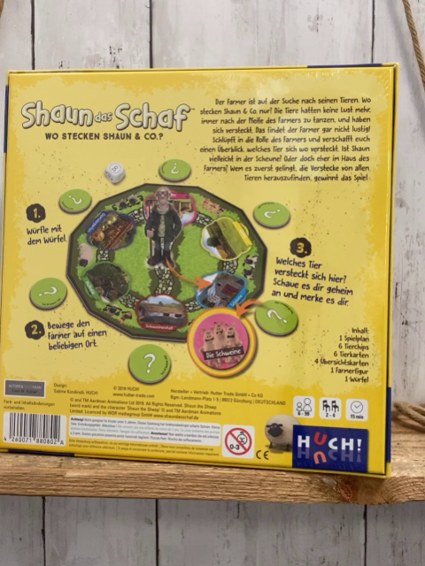 neu  Spiel  Shaun das Schaf Wo stecken Shaun & Co? 