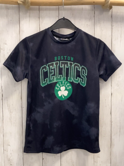 NBA  Sportshirt  Gr. 140  schwarz grün weißer Druck Celtic 
