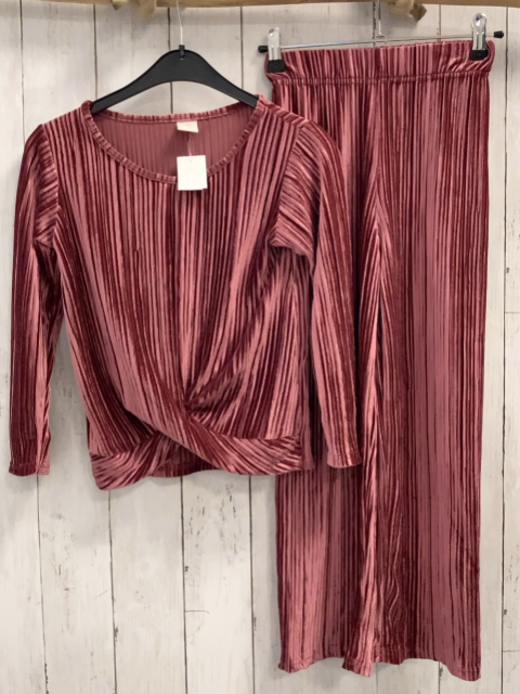 2tlg  Pullover + Leggings  Gr. 122  altrosa Nicky Rippen 