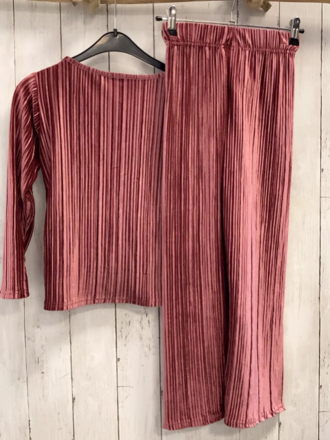 2tlg  Pullover + Leggings  Gr. 122  altrosa Nicky Rippen 