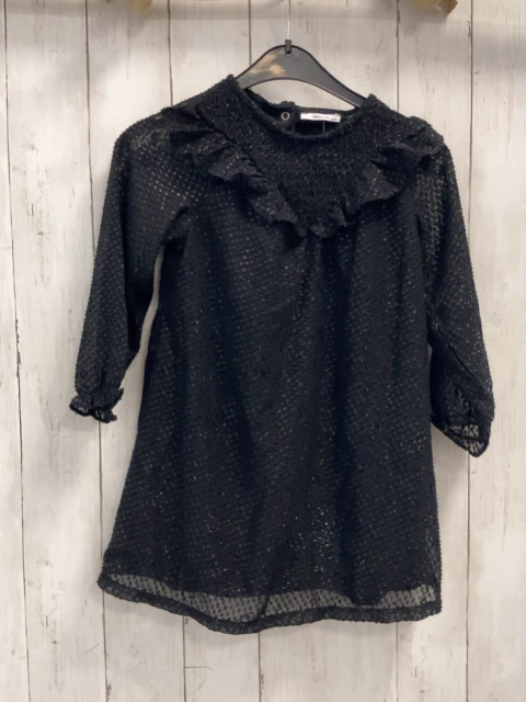 Reserved  Kleid  Gr. 110  schwarz mit Glitzerpunkten 