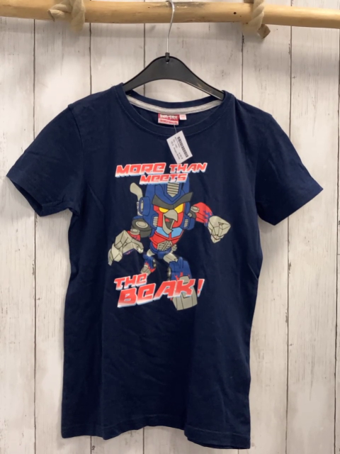 Angry Birds  T-Shirt  Gr. 140  blau Angry Birds Figur Schrift 