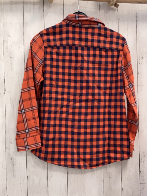 Wonder Natrion  Hemd  Gr. 152  orange blau weiß kariert 