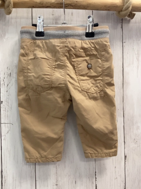 Zara  Hose  Gr. 68  beige gefüttert grauer Strickbund 