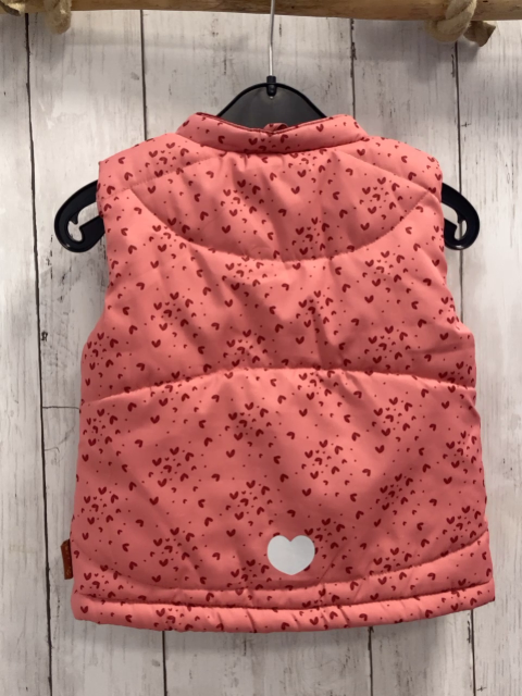 Sterntaler  Weste  Gr. 92  lachs rote Herzen 