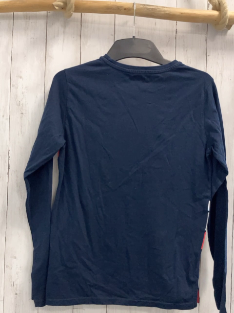 Lemon Beret  Langarmshirt  Gr. 164  blau Skifahrer + rot silb blaue Streifen 