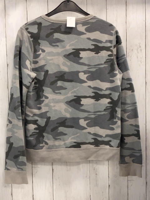 Abercrombie  Pullover  Gr. 158  grau hellgrau dunkelgrau gemustert 