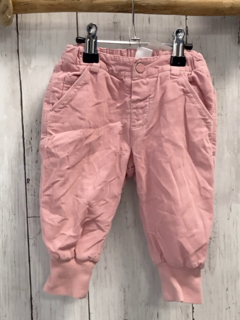 Zara  Hose  Gr. 68  rosa Kord gefüttert Bund verstellbar 