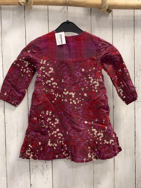 Mexx  Kleid  Gr. 92  rost bunte Blumen + kariert 