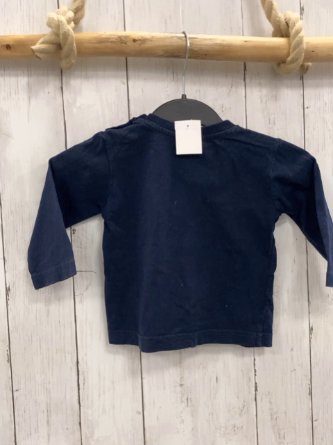   Langarmshirt  Gr. 80  blau bunte Insekten