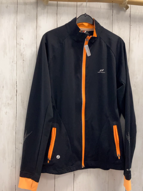 Pro Touch  Joggingjacke  Gr. 40  schwarz orange Bund 