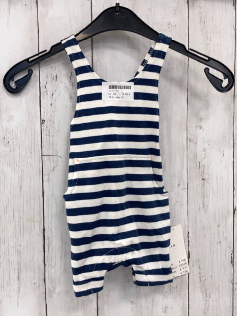 neu  Playsuit  Gr. 62  blau weiße Streifen NP 10,00 €