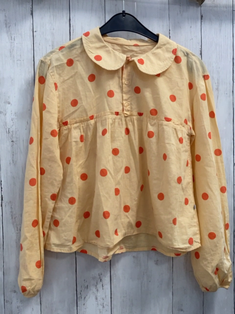 Repose  Bluse  Gr. 158  gelb orange Punkte 