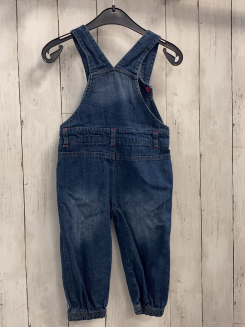   Latzhose  Gr. 80  blau Jeans Rüschen 
