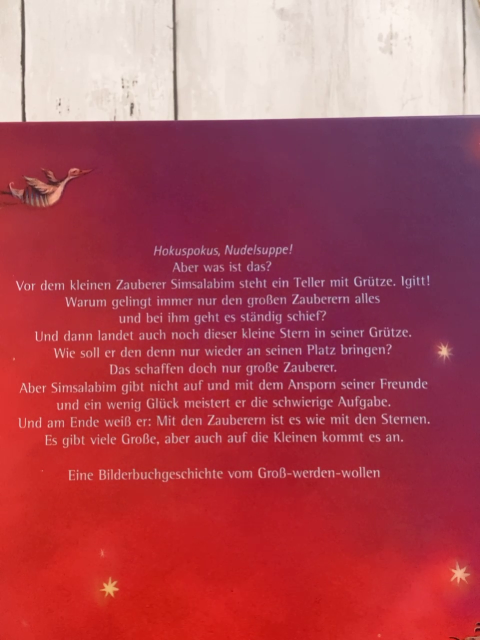  Buch Simsalabim und der große Sternenzauber 