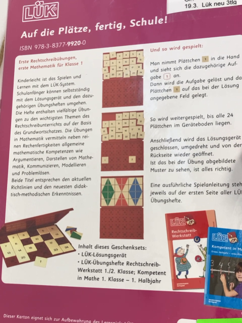  neu Lükkasten + 2 Hefte Auf die Plätze, fertig, Schule NP 26,95