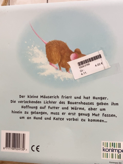  Pappbuch Ein Freund für den kleinen Mäuserich 