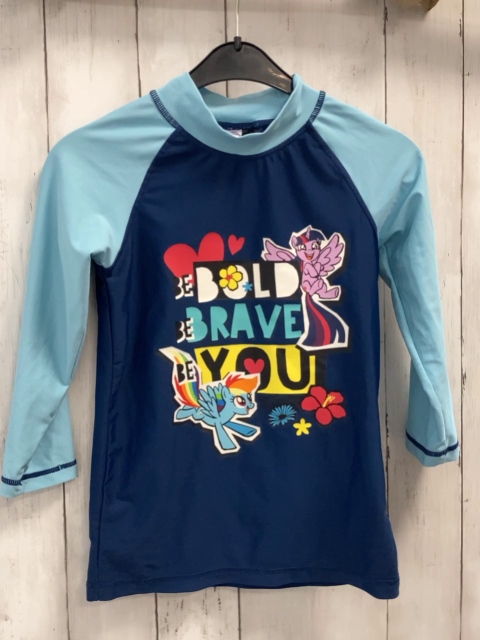    UV-Schutzshirt  Gr. 134/140  blau hellblaue Ärmel My Little Pony 