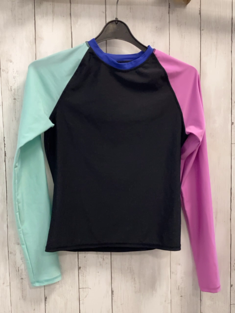 H&M  UV-Schutzshirt  Gr. 170  schwraz mint altrosa Ärmel 