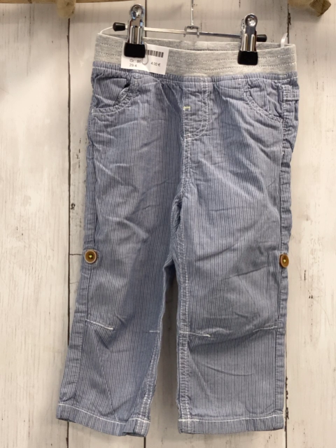   Hose  Gr. 86  hellblau weiße Streifen grauer Bund 