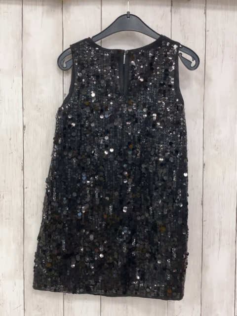 H&M  Kleid  Gr. 116  schwarz mit Pailetten 