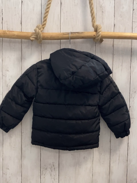DKNY  Winterjacke  Gr. 98  schwarz Kapuze 