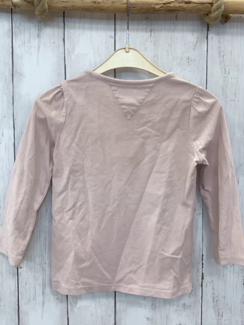 Tommy Hilfiger Langarmshirt Gr. 104  rosa Schirm Sterne