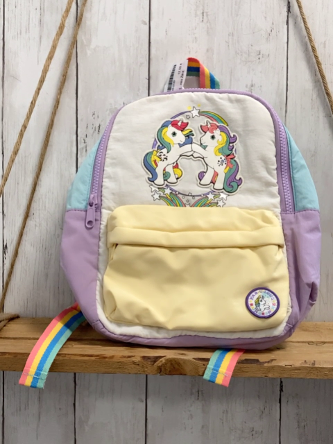neu Zara  Rucksack weiß gelb lavendel hellblau My little Pony NP 25,95 € 