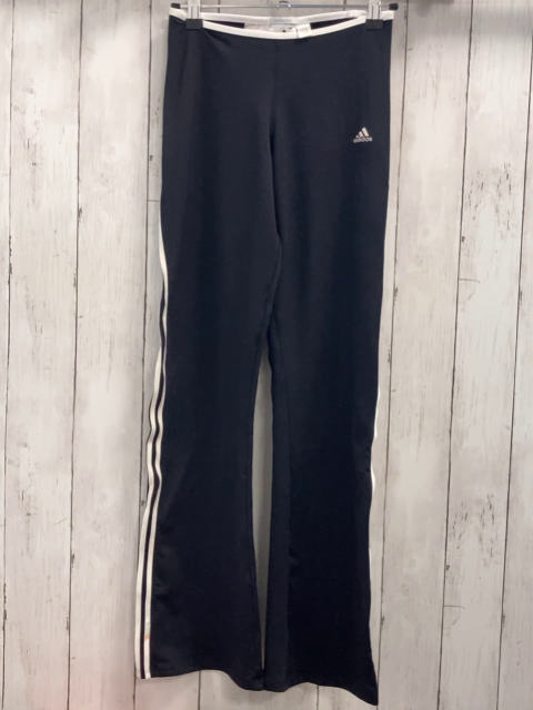 Adidas  Sportleggings  Gr. 152  schwarz weißer Bund + weiße Seitentreifen