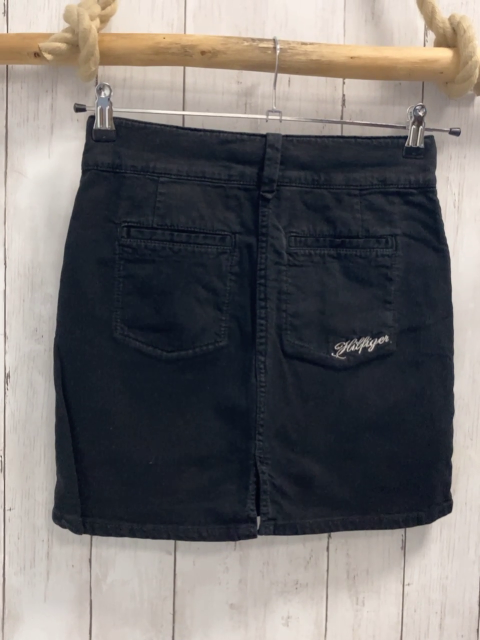Tommy Hilfiger  Rock  Gr. 164  schwarz Tascheneingriff mit Pailetten Bund verstellbar 
