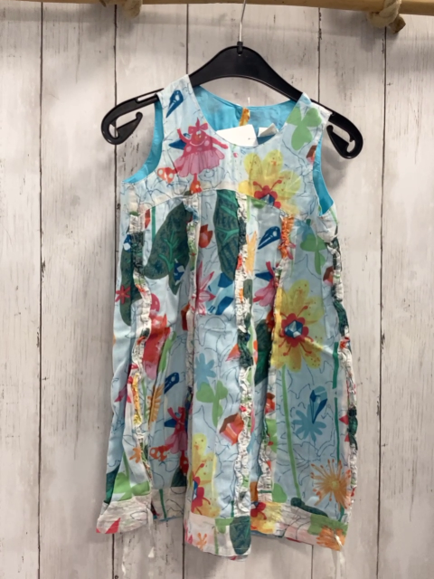 Oilily  Kleid  Gr. 104  hellblau bunter Druck 