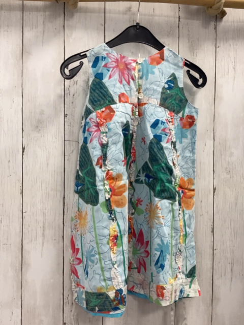 Oilily  Kleid  Gr. 104  hellblau bunter Druck 