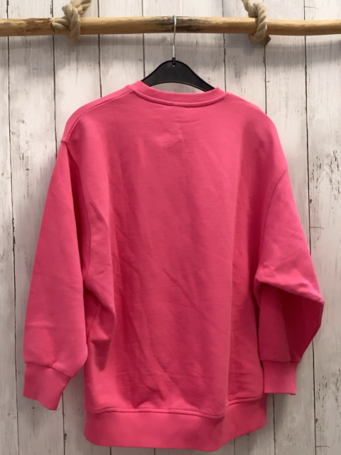 neu Diesel  Pullover  Gr. 158  pink weiße Schrift 