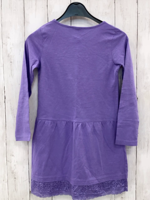 Bonprix  Kleid  Gr. 128  lavendel Pailettenvogel 