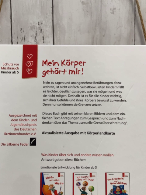    Buch Mein Körper gehört mir 