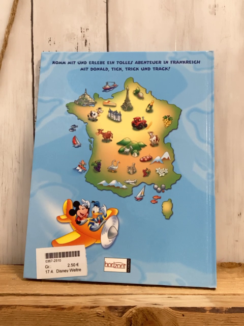 Disney Weltreise  Buch Ein Abenteuer in Frankreich