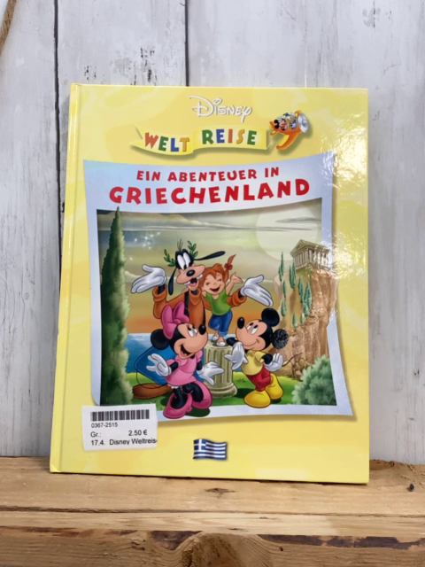 Disney Weltreise  Buch Ein Abenteuer in Griechenland 