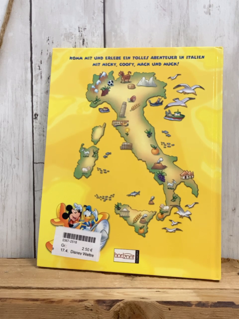 Disney Weltreise  Buch Ein Abenteuer in Italien 