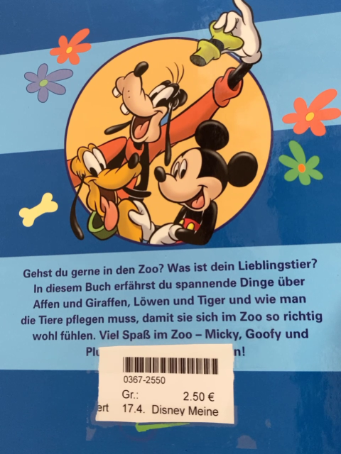 Disney Meine bunte Welt  Buch  Im Zoo