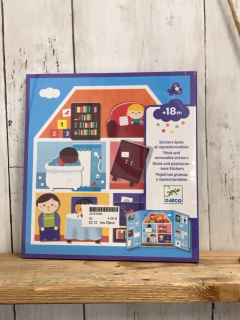 neu Djeco  Stickerbuch 