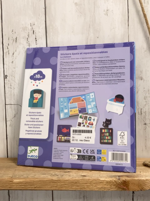 neu Djeco  Stickerbuch 