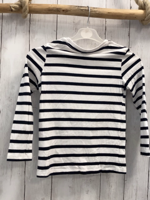   Langarmshirt  Gr. 122  weiß schwarze Streifen Chase 