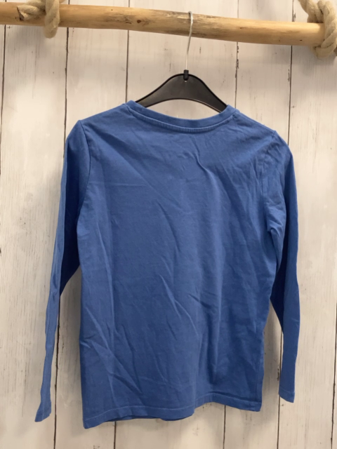   Langarmshirt  Gr. 122  hellblau Lastwagen Schrift 