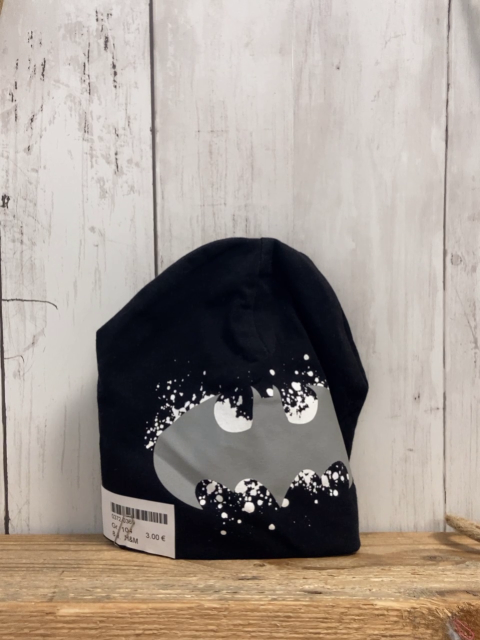 H&M  Mütze  Gr. 104  schwarz graue Fledermaus 