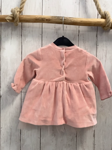 caramell Kleid Gr. 62  rosa Nicky Bärenkopf Plüsch