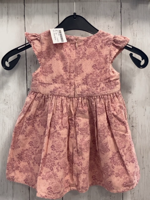 Blue Seven  Kleid  Gr. 68  lachs Kord brombeere Blumen 