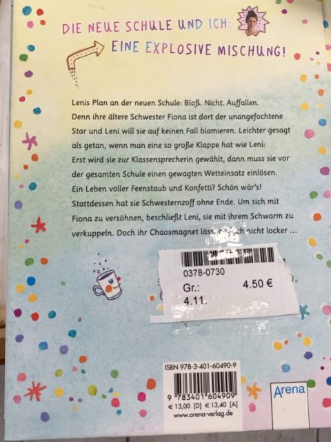  Buch Mein Leben voller Feenstaub und Konfetti 