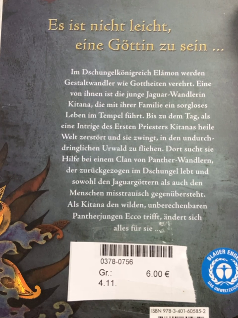   Buch Die Jaguargöttin 
